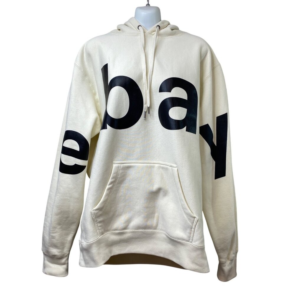 Ebay Logo Spellout Streetwear Heavy Hoodie Sweatshirt Unisex eBayana Size Large